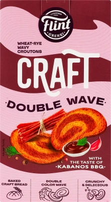 Грінки Flint 70г double wave пшен. жит. кабаноси