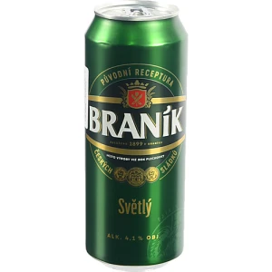Пиво Branik 0.5л 4.1% світле з.б
