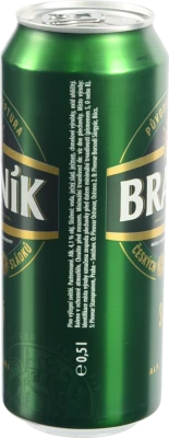 Пиво Branik 0.5л 4.1% світле з.б