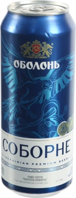 Пиво Оболонь 0.5л соборне 4.9% з.б.