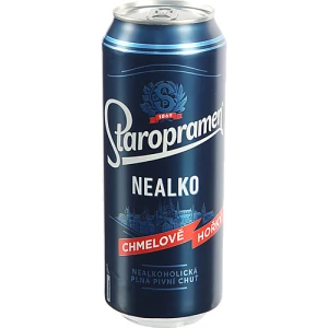 Пиво Staropramen 0.5л б.а ж.б