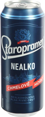 Пиво Staropramen 0.5л б.а ж.б