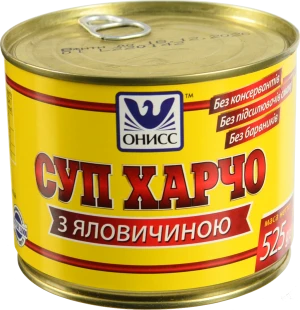 Суп харчо з яловичиною Онисс з/б 525г