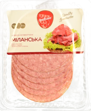 Ковбаса Міланська Глобино напівкопчена 105г