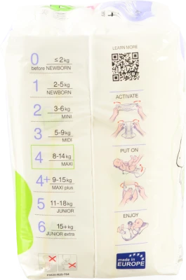 Підгузники Happy Bella Baby Maxi 8-18кг 12шт