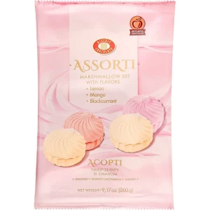 Зефір ХБФ 260г асорті