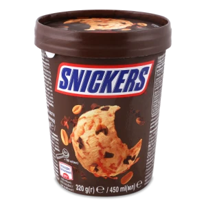 Морозиво Snickers 320г відро
