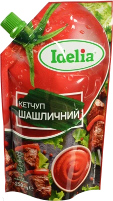 Кетчуп Idelia «Шашличний» 250 г д.пак