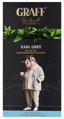 Чай Graff 20п чорний байховий ерлгрей