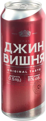 Джин Оболонь 0.5л вишня 8% з.б