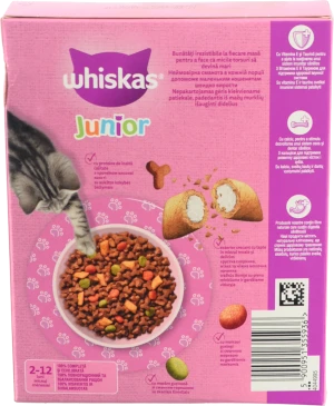 Корм сухий для кошенят з куркою Whiskas 300г