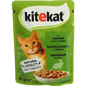 Корм Кітікет 85г кролик в соусі пауч