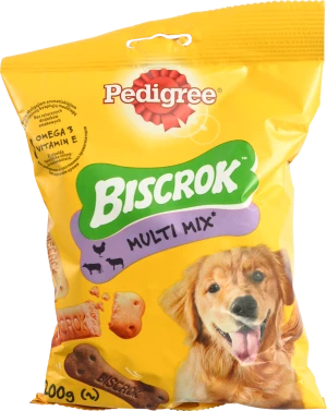 Корм сухий для дорослих собак З куркою, з яловичиною та з ягнятком Biscrok Original Pedigree м/у 200г