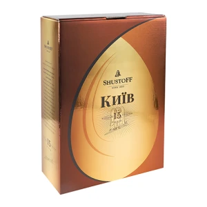 Коньяк 0.7л 42% марочний 15 років Київ Shustoff к/у
