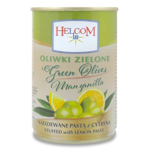 Оливки Helcom 280г фаршировані лимоном