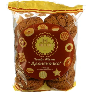 Печиво вівсяне Десняночка Multico м/у 400г
