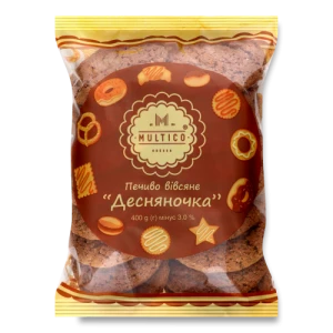 Печиво вівсяне Десняночка Multico м/у 400г