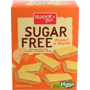 Вафлi Sweet Plus 180г mini апел.арахiс глаз. б.цук