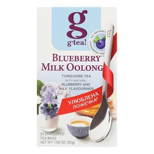 Чай g'tea! 20п блюбері мілк оолонг бірюз. чорниця