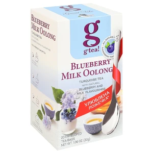 Чай g'tea! 20п блюбері мілк оолонг бірюз. чорниця