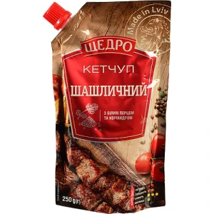 Кетчуп Щедро Шашличний 250г