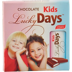 Шоколад молочний з молочною начинкою Kids Lucky Days к/у 50г