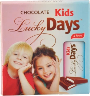 Шоколад молочний з молочною начинкою Kids Lucky Days к/у 50г