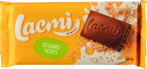 Шоколад молочний з сезамом Lacmi Roshen м/у 90г