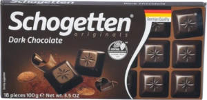 Шоколад чорний Schogetten к/у 100г