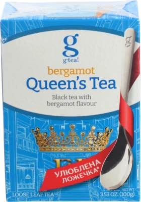 Чай g'tea 100г бергамот квінз ti