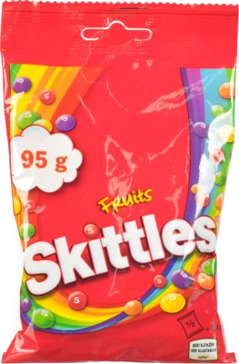Драже жувальні в різнокольоровій цукровій оболонці Fruits Skittles м/у 95г