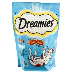 Ласощі для котів Dreamies зі смаком лосося 60г