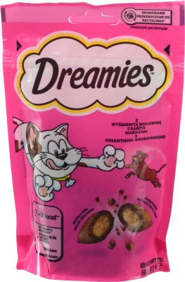 Лакомство Dreamies 60г з яловичиною