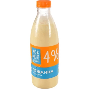 Ряжанка 4% Міськмолзавод №1 п/пл 1000г