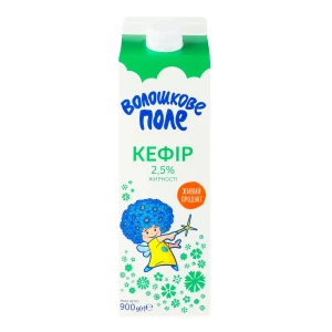 Кефір 2.5% Волошкове поле п/п 950г