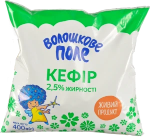 Кефір Волошкове поле 400г 2.5% пл.