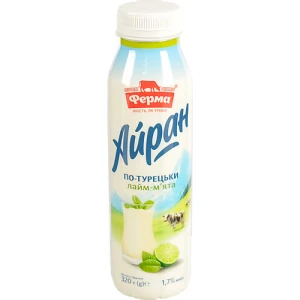 Айран Ферма 320г 1.7% по-турецьки лайм-мята