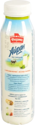 Айран Ферма 320г 1.7% по-турецьки лайм-мята