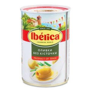 Оливки Iberica 420г б.кісточки