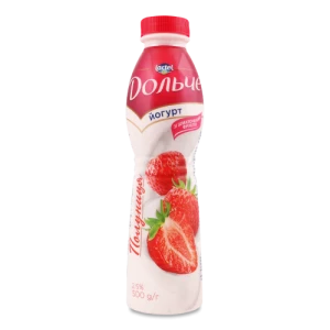 Йогурт 2.5% Полуниця Дольче п/пл 500г