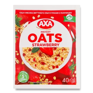 Каша вівсяна миттєвого приготування Strawberry Аха м/у 40г