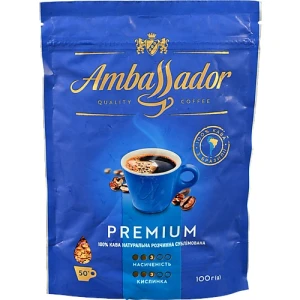 Кава Ambassador Premium 100г розчинна