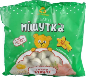 Пельмені з м'ясом курчат Мішутка м/у 400г