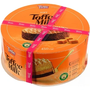 Торт бісквітний Toffeе Milk Tarta к/у 450г
