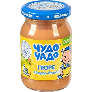 Пюре Чудо Чадо 170г яблуко банан б.цукру