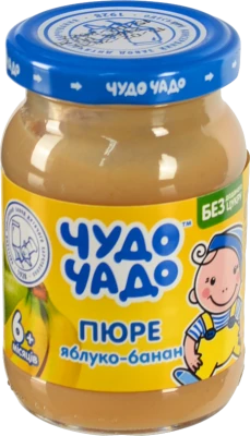 Пюре Чудо Чадо 170г яблуко банан б.цукру