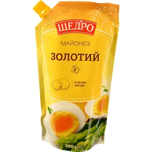 Майонез «Золотий» Щедро 50% д.п. 300 г