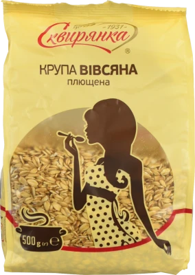 Крупа вівсяна плющена Сквирянка м/у 500г