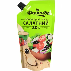 Соус майонезний «Салатний» Фазенда 30%, д.п., 300 г