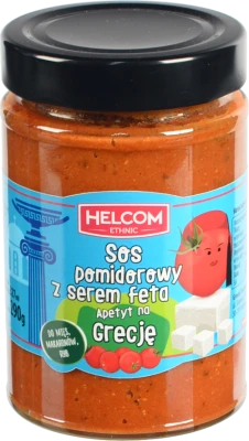 Соус Helcom Ethnic томатний із сиром фета 290г